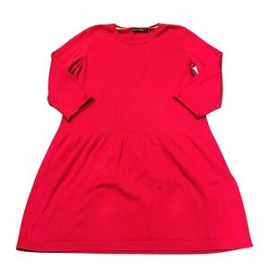 Gudrun Sjoden Red Cotton Mini Dress